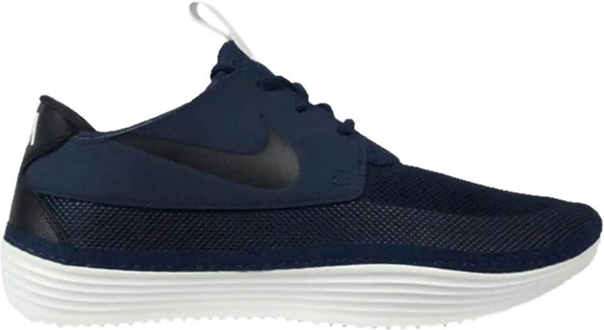  Nike Solarsoft Moccasin Midnight Navy Black