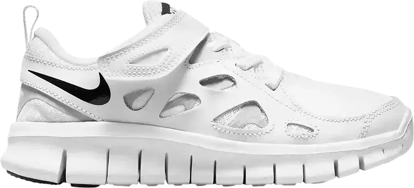  Nike Free Run 2 White Black (PS)