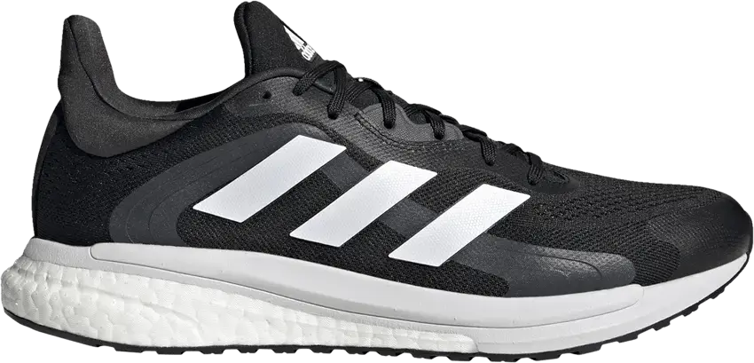  Adidas SolarGlide 4 ST &#039;Black White&#039;