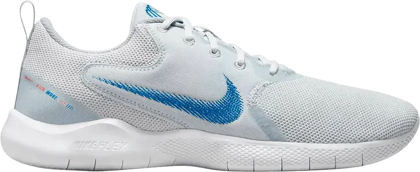  Nike Flex Experience Run 10 &#039;Pure Platinum Imperial Blue&#039;