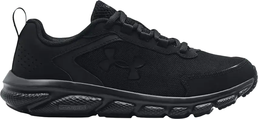  Under Armour Wmns Charged Assert 9 Wide &#039;Black&#039;