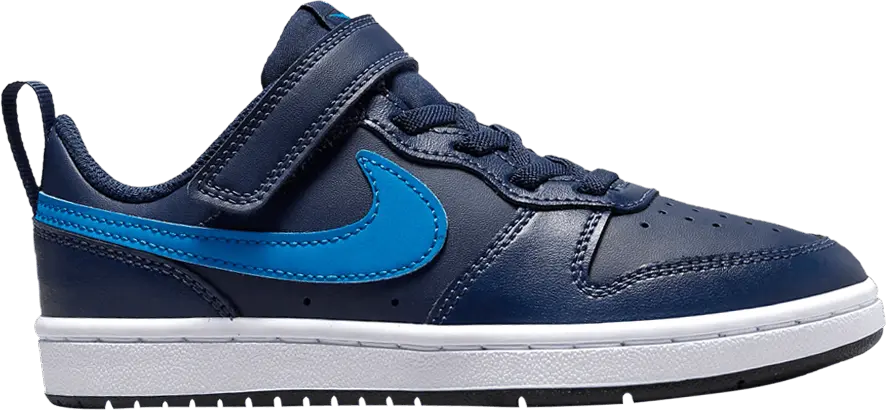  Nike Court Borough Low 2 PS &#039;Midnight Navy Imperial Blue&#039;