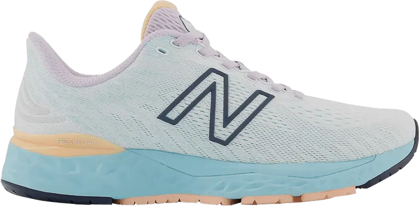  New Balance Wmns Fresh Foam 880v11 2A Wide &#039;White Blue Chill&#039;