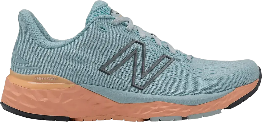  New Balance Wmns Fresh Foam 880v11 4E Wide &#039;Pale Blue Light Mango&#039;