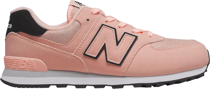  New Balance 574 Big Kid Wide &#039;Fashion Metallic - Cloud Pink&#039;