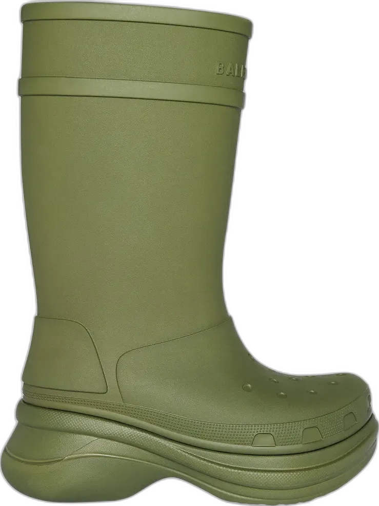  Balenciaga x Crocs Boot Green