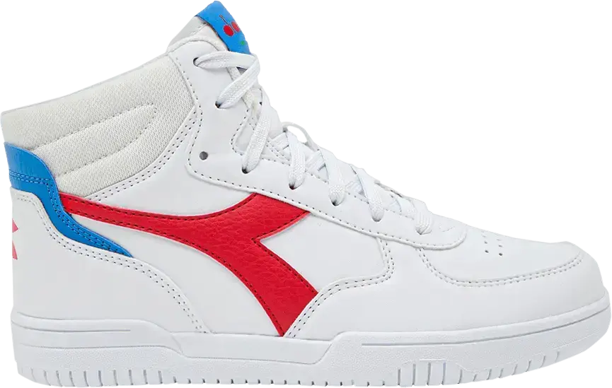  Diadora Raptor Mid Kids &#039;White Tomato Red&#039;