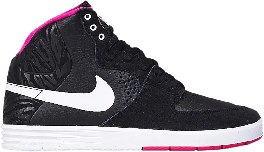  Nike Paul Rodriguez 7 High SB &#039;Black Pink Foil&#039;