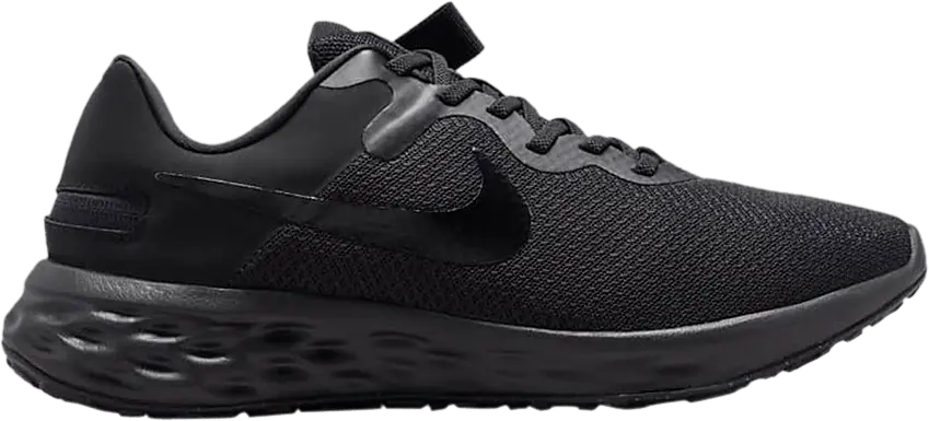  Nike Revolution 6 FlyEase Next Nature &#039;Triple Black&#039;