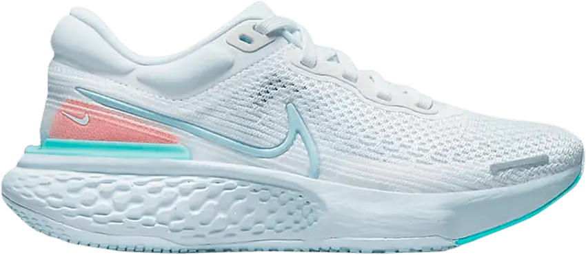  Nike Wmns ZoomX Invincible Run Flyknit &#039;White Dynamic Turquoise&#039;