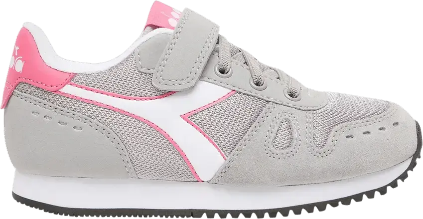  Diadora Simple Run Little Kid &#039;Paloma Grey&#039;