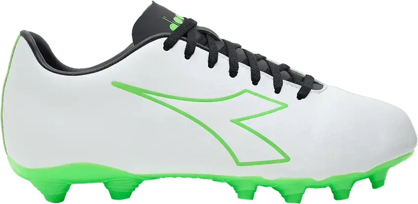 Diadora Pichichi 4 MG14 &#039;White Green Fluo&#039;