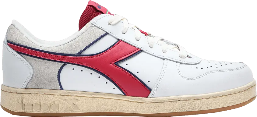  Diadora Magic Basket Low Icona &#039;White Red Pepper&#039;