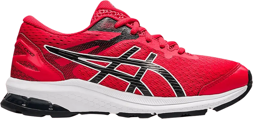  Asics GT 1000 10 GS &#039;Electric Red Black&#039;