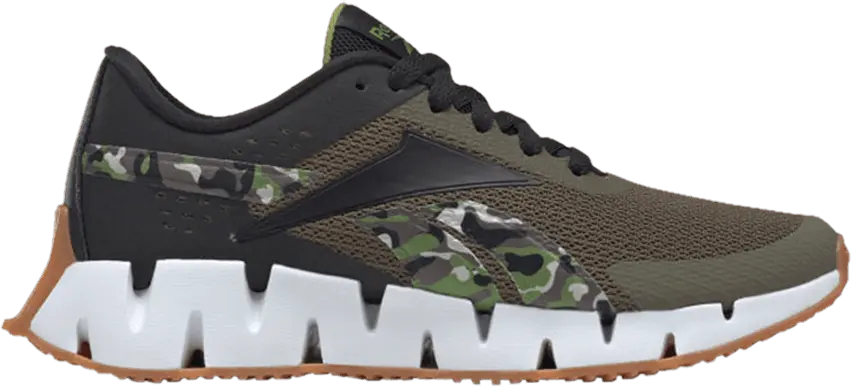  Reebok Zig Dynamica 2 J &#039;Army Green Camo&#039;