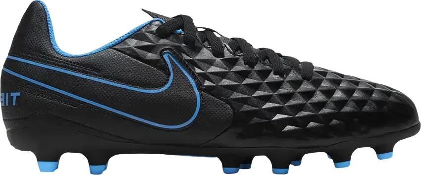 Nike Tiempo Legend 8 Club MG GS &#039;Black Light Photo Blue&#039;