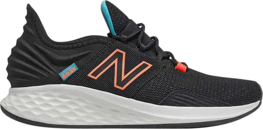  New Balance Wmns Fresh Foam Roav 2E Wide &#039;Black Citrus&#039;