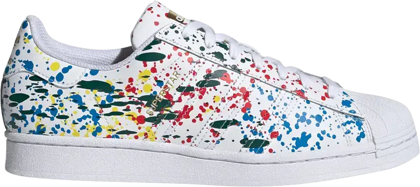  Adidas adidas Superstar Splashes, Splatter and Drips White