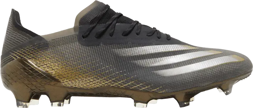  Adidas adidas X Ghosted.1 FG Black Metallic Gold Melange