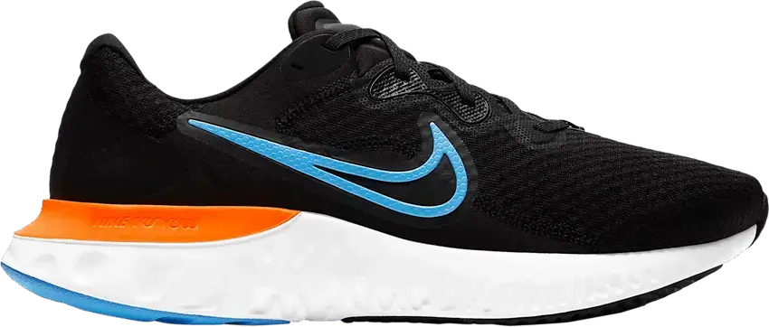  Nike Renew Run 2 Black Orange Coast