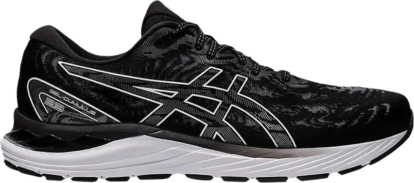  Asics Gel Cumulus 23 4E Wide &#039;Black White&#039;