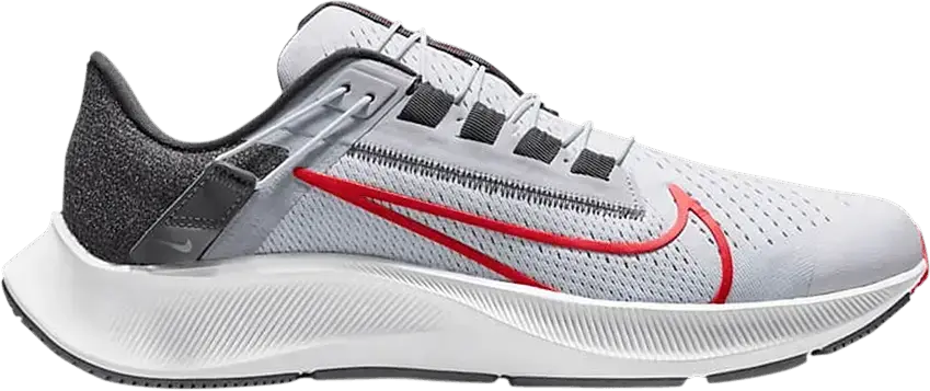  Nike Air Zoom Pegasus 38 FlyEase &#039;Pure Platinum Chile Red&#039;