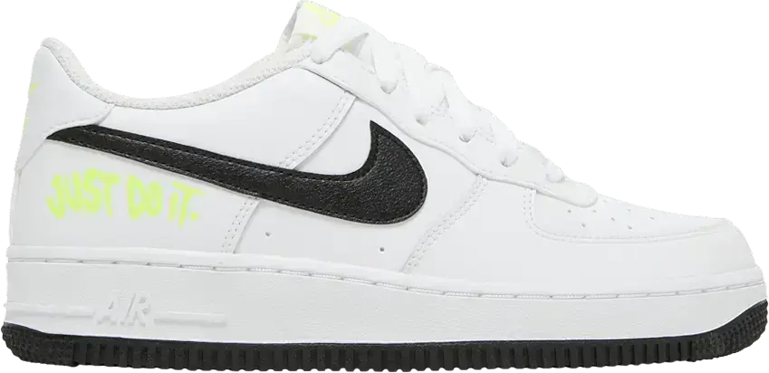  Nike Air Force 1 Low Just Do It White Volt (GS)