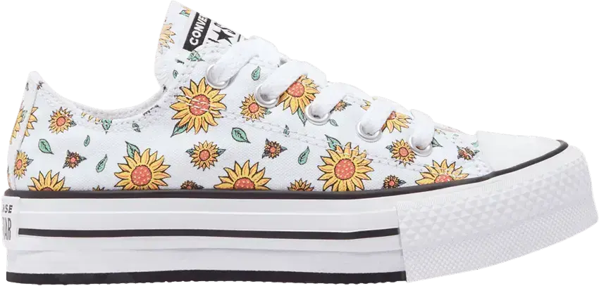  Converse Chuck Taylor All Star EVA Platform Low GS &#039;Sunflowers&#039;