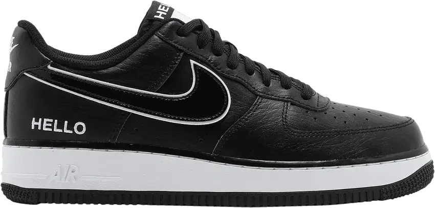  Nike Air Force 1 Low &#039;07 LX Hello Black