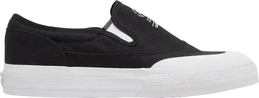  Adidas Nizza RF Slip &#039;Core Black&#039;