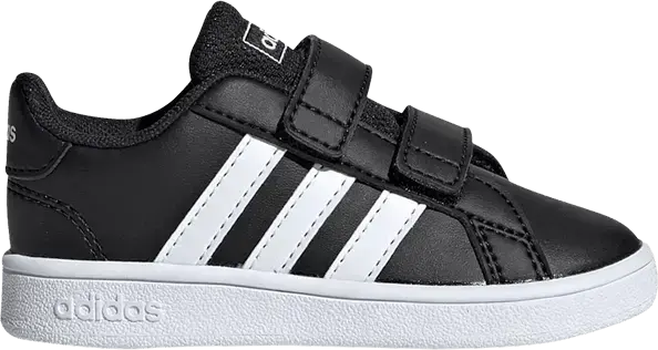  Adidas Grand Court Infant &#039;Black White&#039;