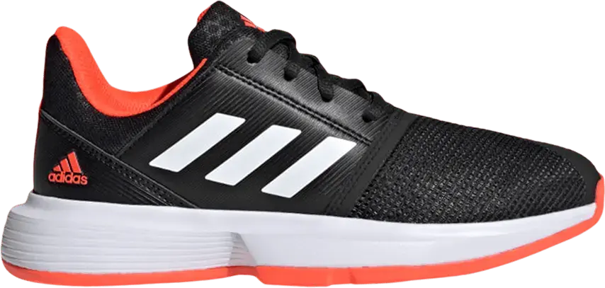 Adidas CourtJam J &#039;Black Solar Red&#039;