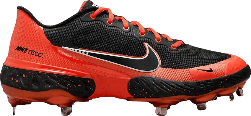  Nike Alpha Huarache Elite 3 Low &#039;Team Orange Black&#039;