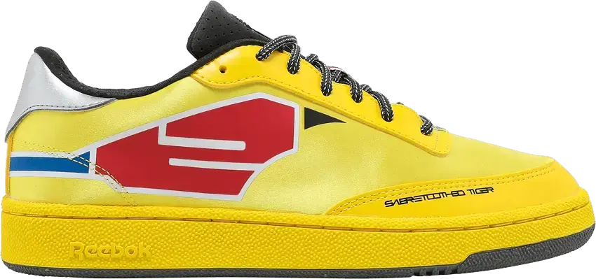  Reebok Club C Power Rangers Yellow