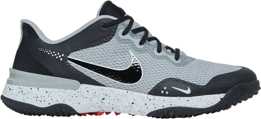  Nike Alpha Huarache Elite 3 Turf Light Smoke Grey Black