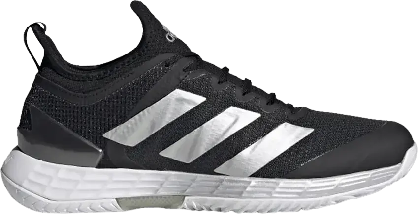  Adidas adidas Adizero Ubersonic 4 Black Silver Metallic (Women&#039;s)