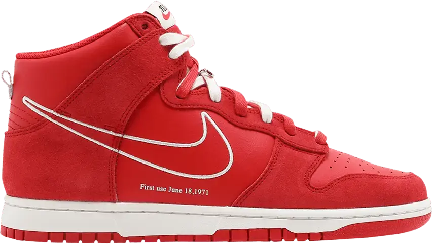  Nike Dunk High First Use Red