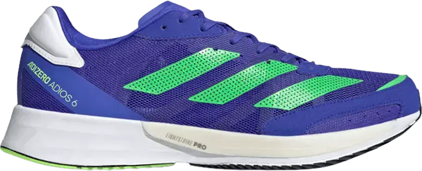 Adidas Adizero Adios 6 &#039;Sonic Ink Screaming Green&#039;
