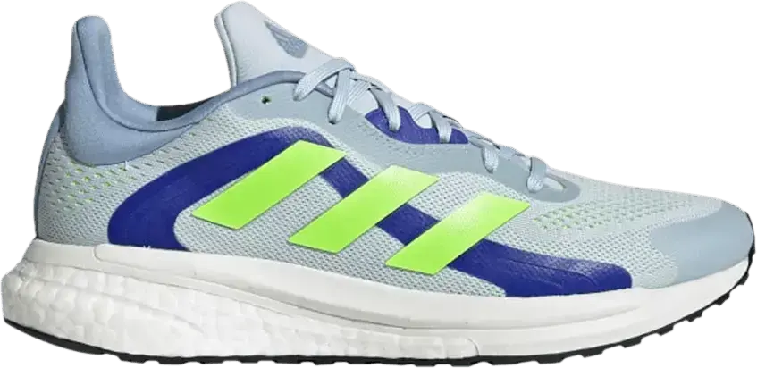 Adidas Wmns SolarGlide 4 ST &#039;Halo Blue Signal Green&#039;