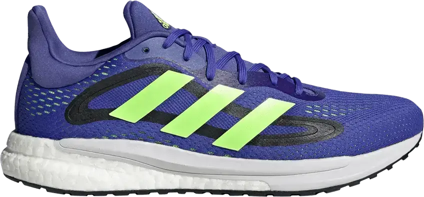  Adidas SolarGlide 4 &#039;Sonic Ink Signal Green&#039;