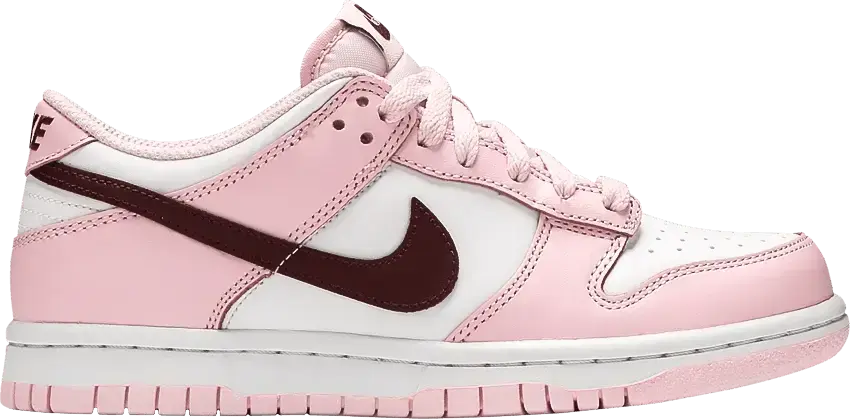  Nike Dunk Low Pink Foam Red White (GS)