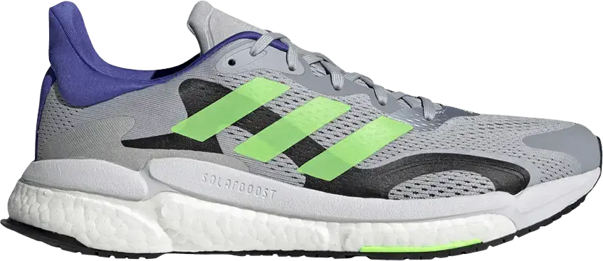  Adidas Solar Boost 3 &#039;Halo Silver Signal Green&#039;