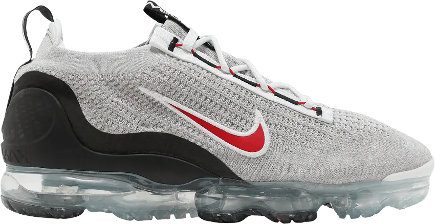  Nike Air VaporMax 2021 FK Light Bone University Red