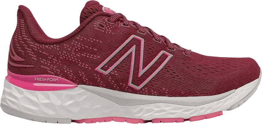  New Balance Wmns Fresh Foam 880v11 4E Wide &#039;Garnet&#039;