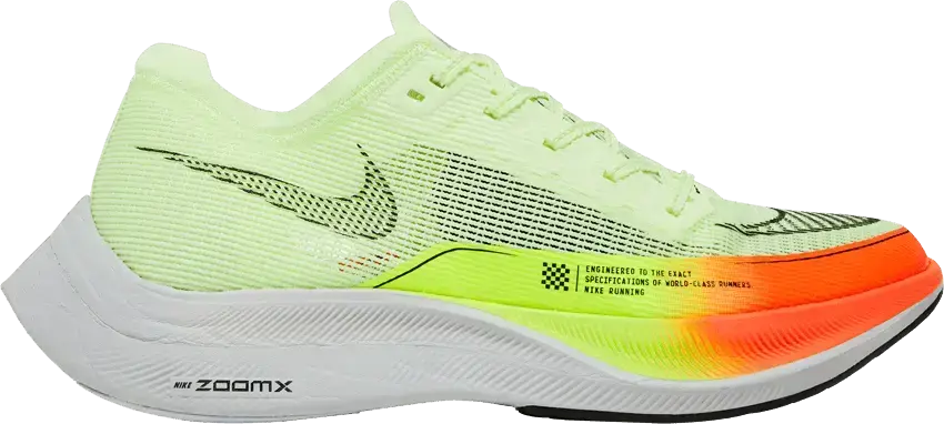  Nike ZoomX Vaporfly Next% 2 Barely Volt Hyper Orange