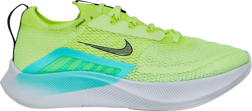  Nike Zoom Fly 4 Barely Volt Dynamic Turquoise (Women&#039;s)
