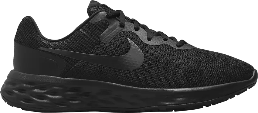  Nike Revolution 6 Extra Wide &#039;Triple Black&#039;