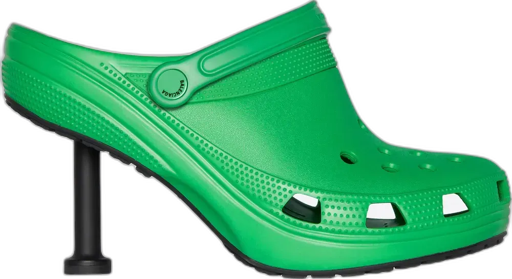  Balenciaga x Crocs Madame 80MM Green (Women&#039;s)