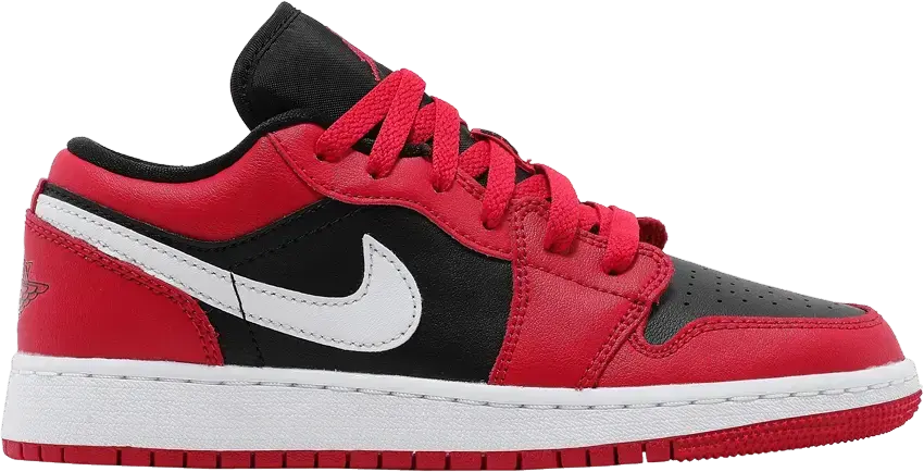  Jordan 1 Low Black Very Berry (GS)