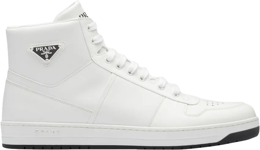  Prada Downtown Leather &#039;White Black&#039;